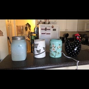 Four Scentsy Warmers